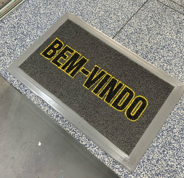Capacho de vinil — tema Cotidiano